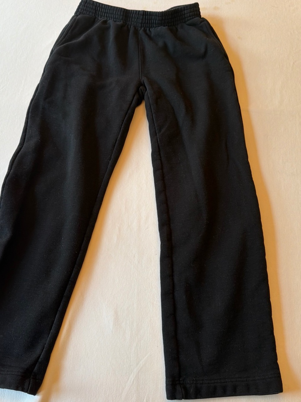 Aritzia TNA Boyfriend Fleece Sweatpants- black xs/s